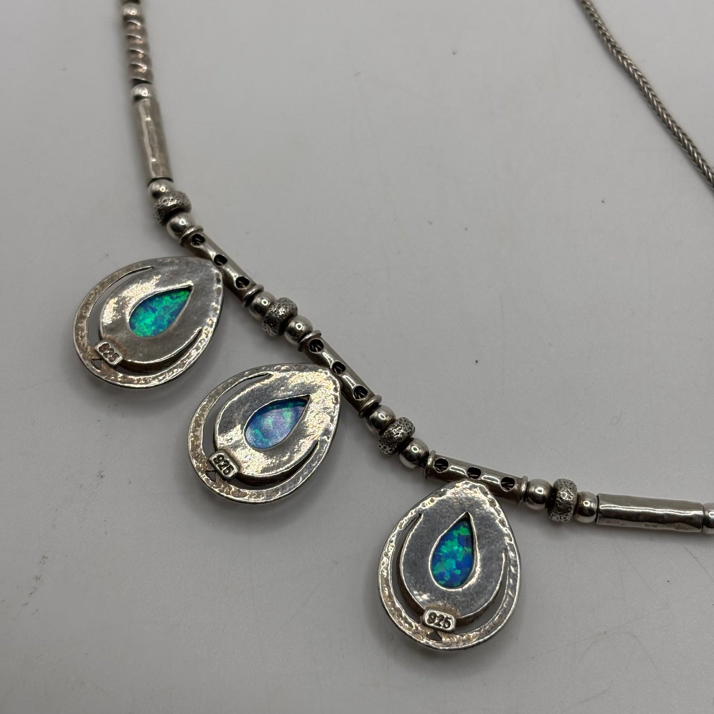 Silver Opal Pia Jewellery Set