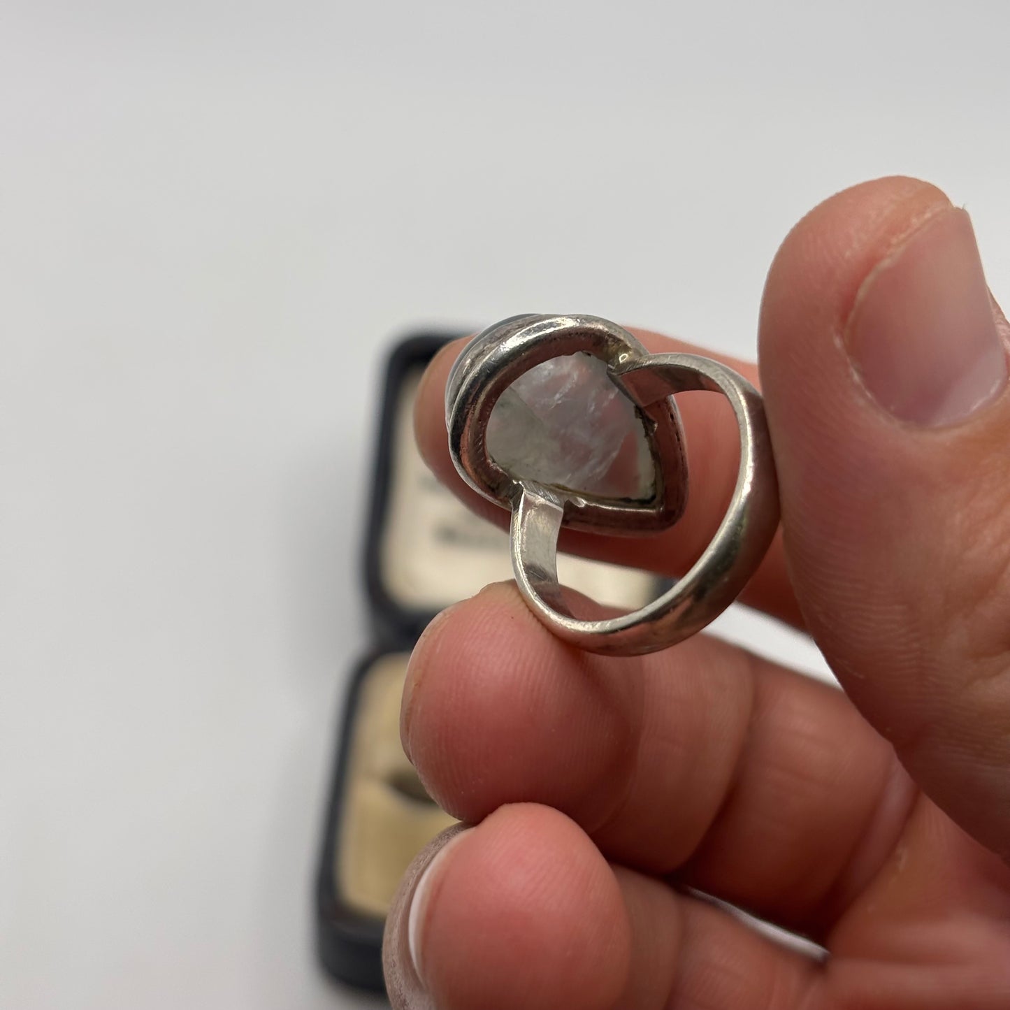 Silver Chunky Prehite Ring (P)