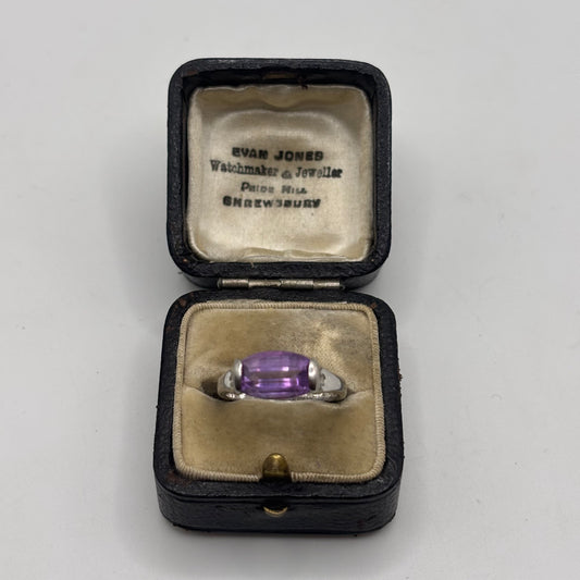 Silver Amethyst Ring (N)