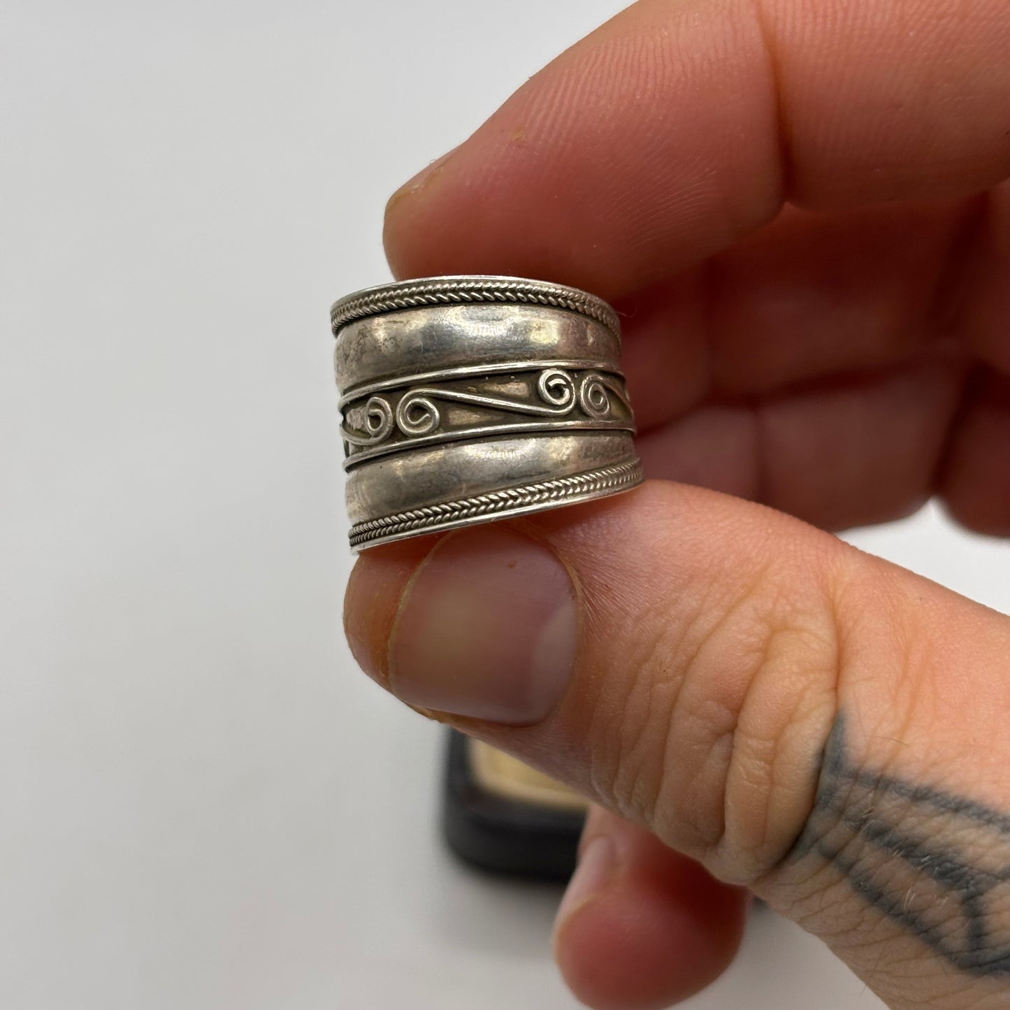 Silver Indian Band Ring