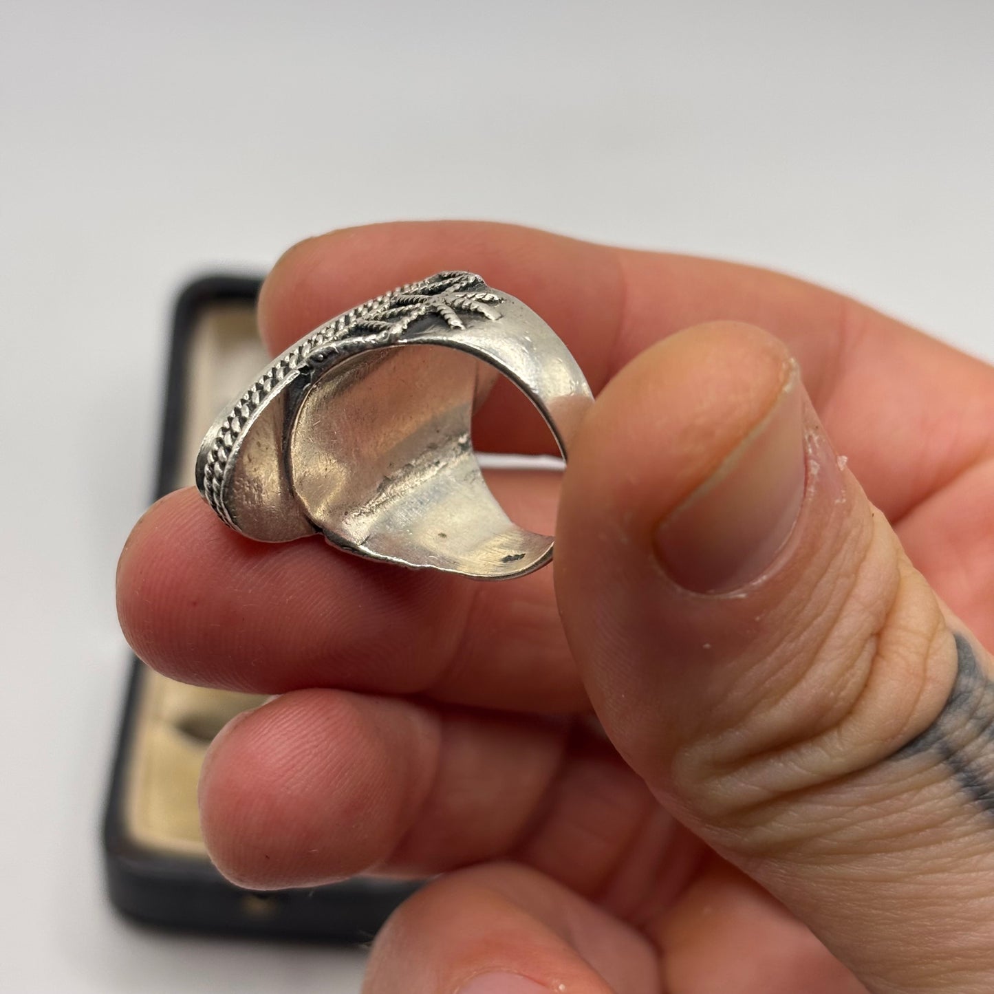 Silver Malachite Ring