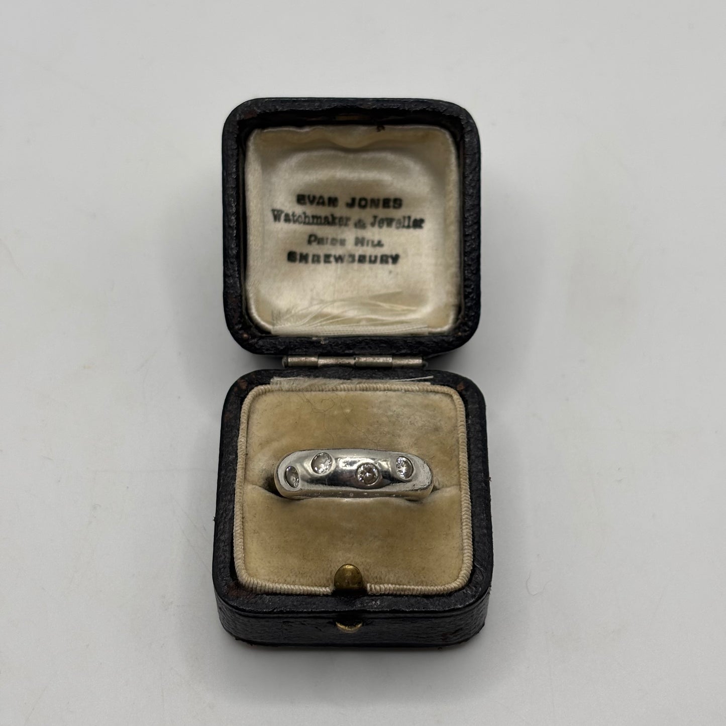 Silver Cubic Zirconia Band Ring