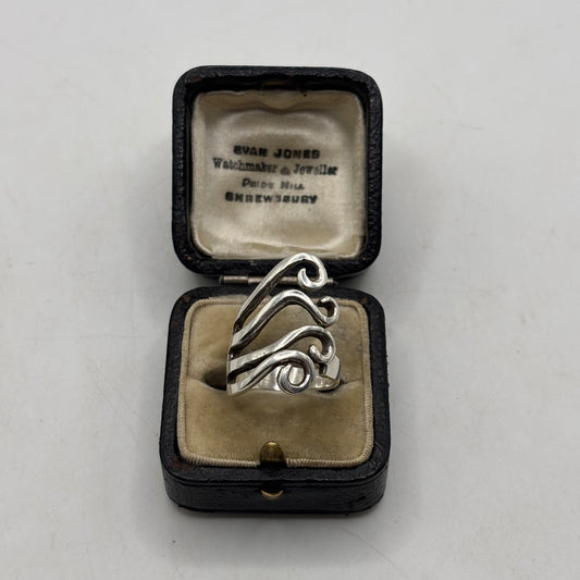 Silver Abstract Ring (K)