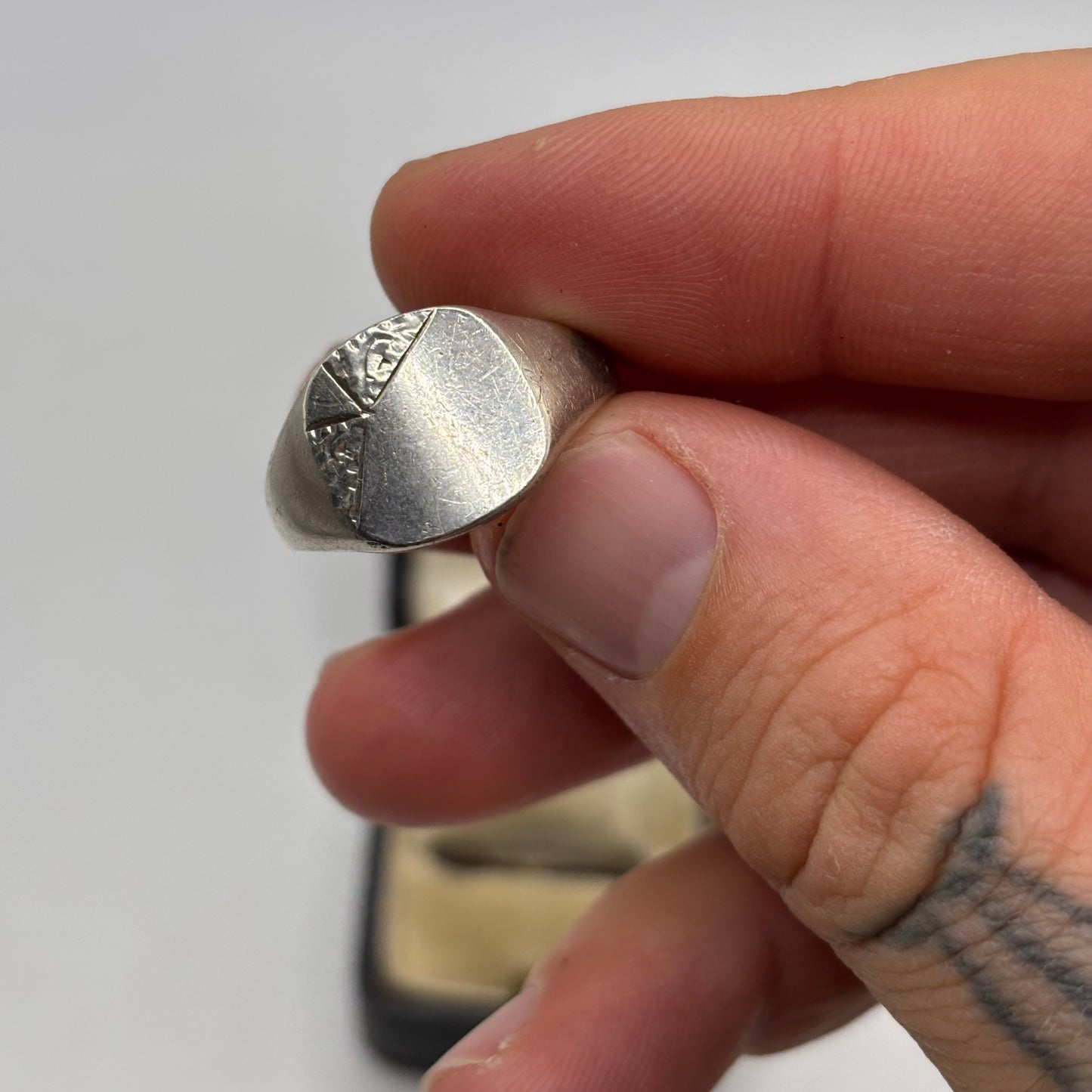 Silver Vintage Signet Ring