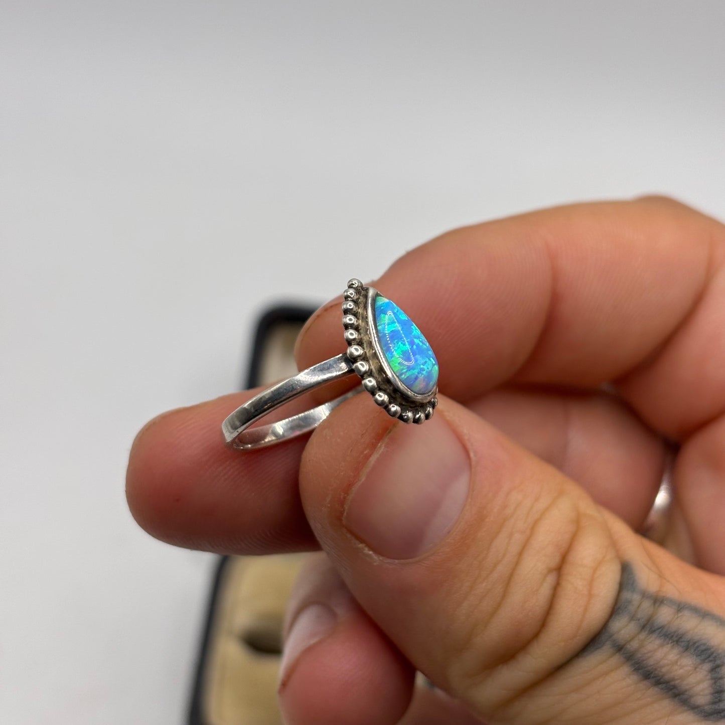 Silver Opalite Ring