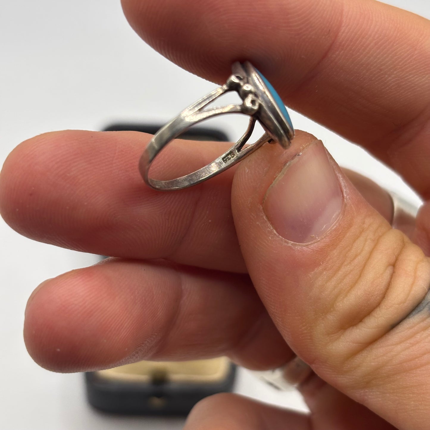 Silver Turquoise Ring