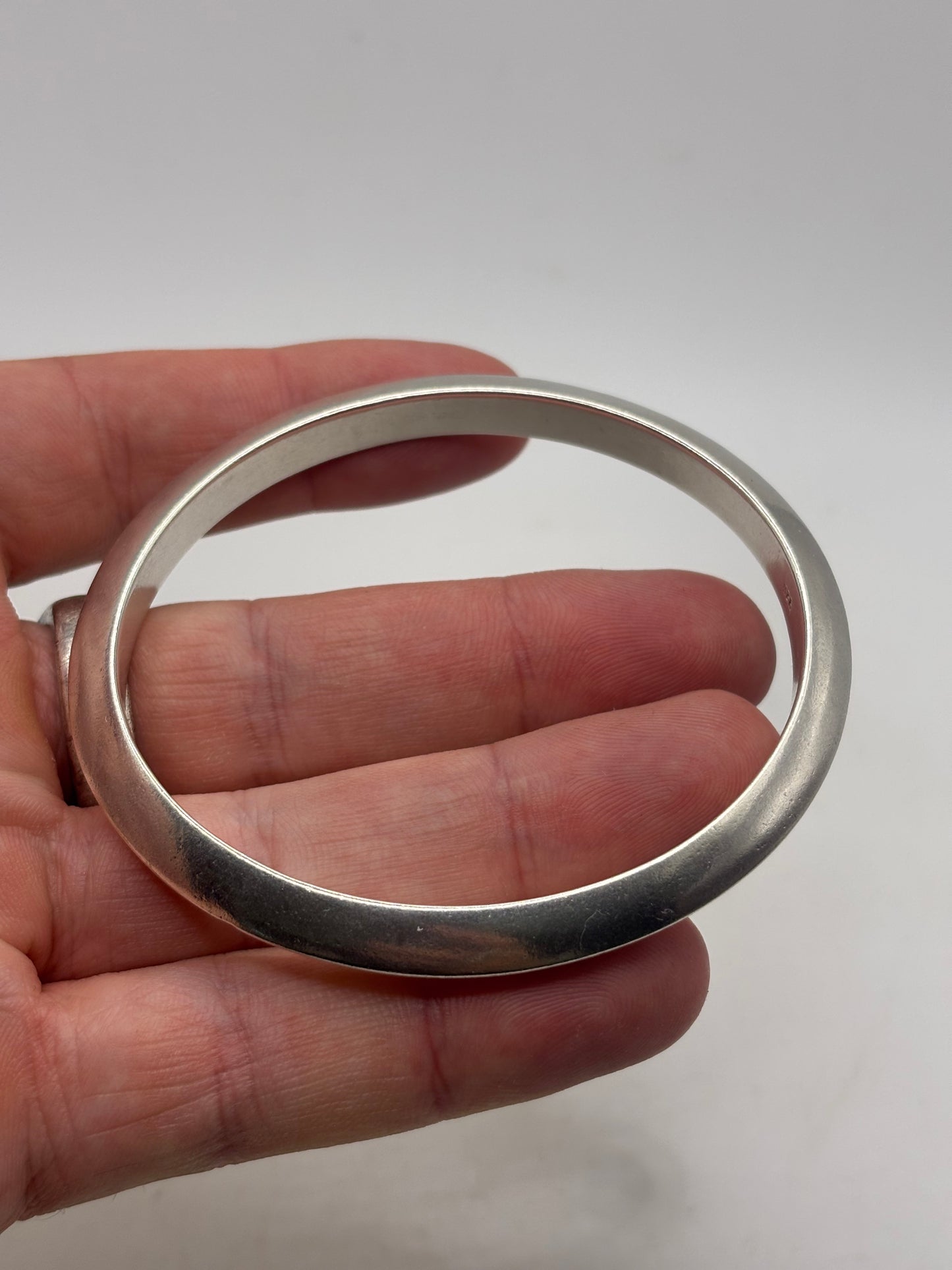 Silver Funky Bangle (65mm)