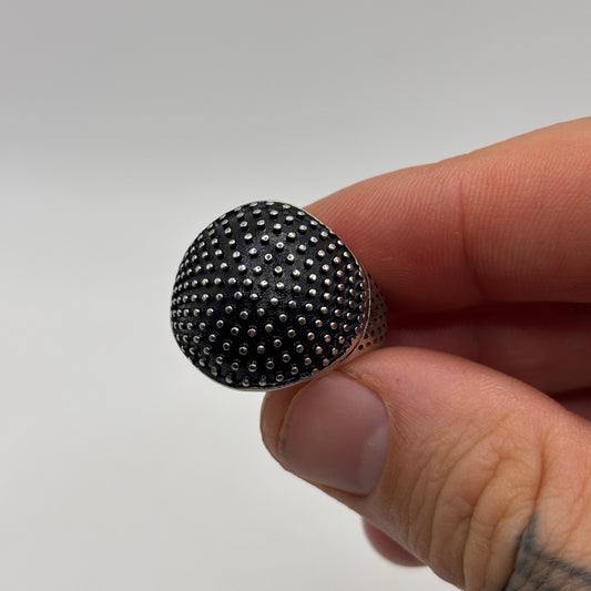 Silver Unusual Modernist Ring