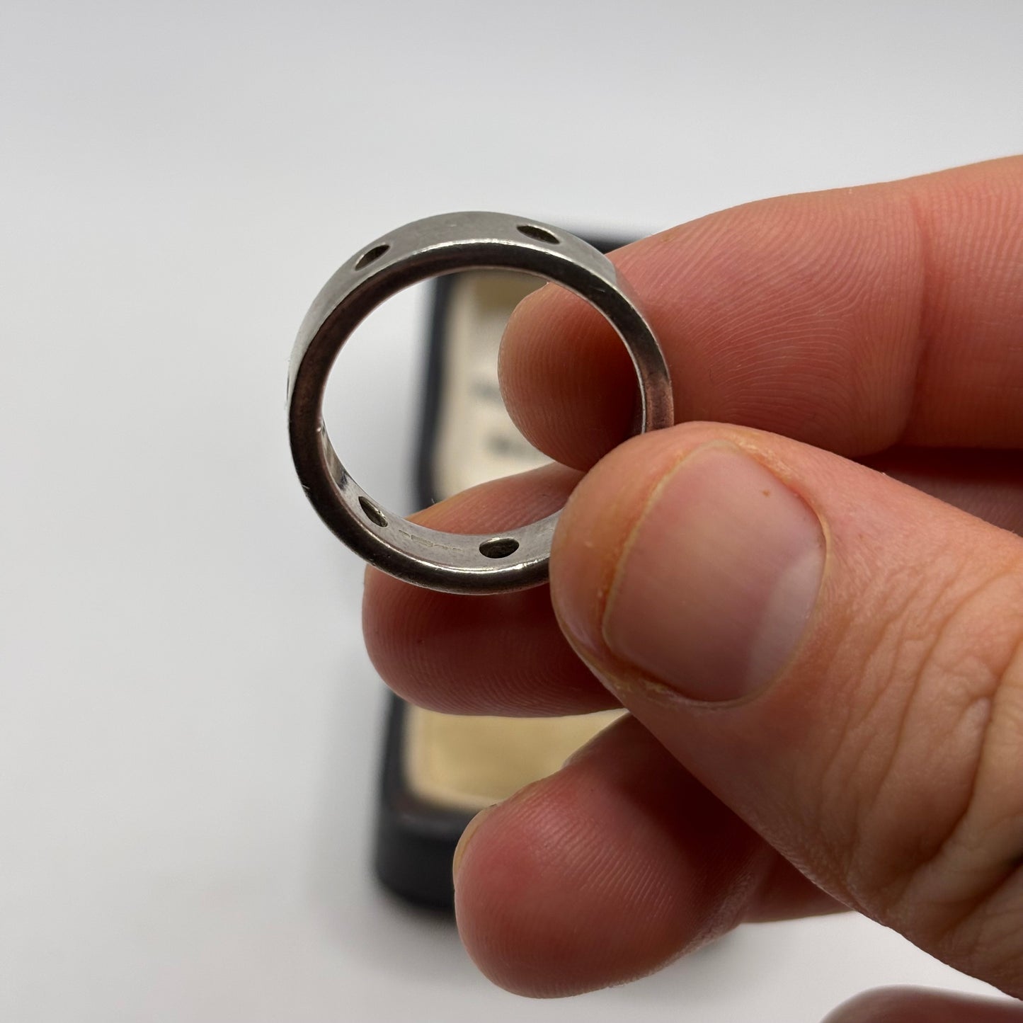 Silver Unusual Band Ring