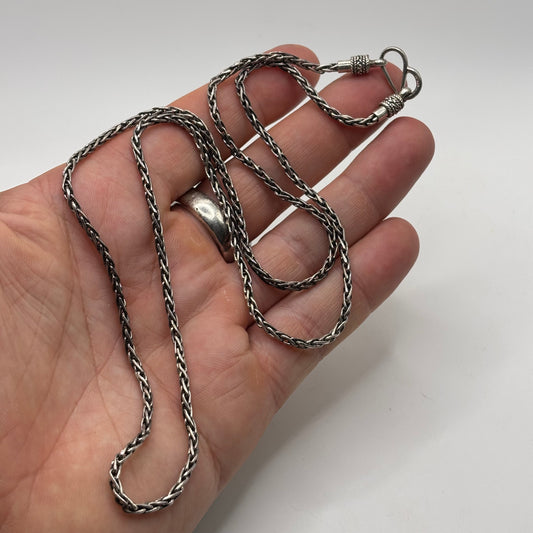 Silver 26” Balinese Chain