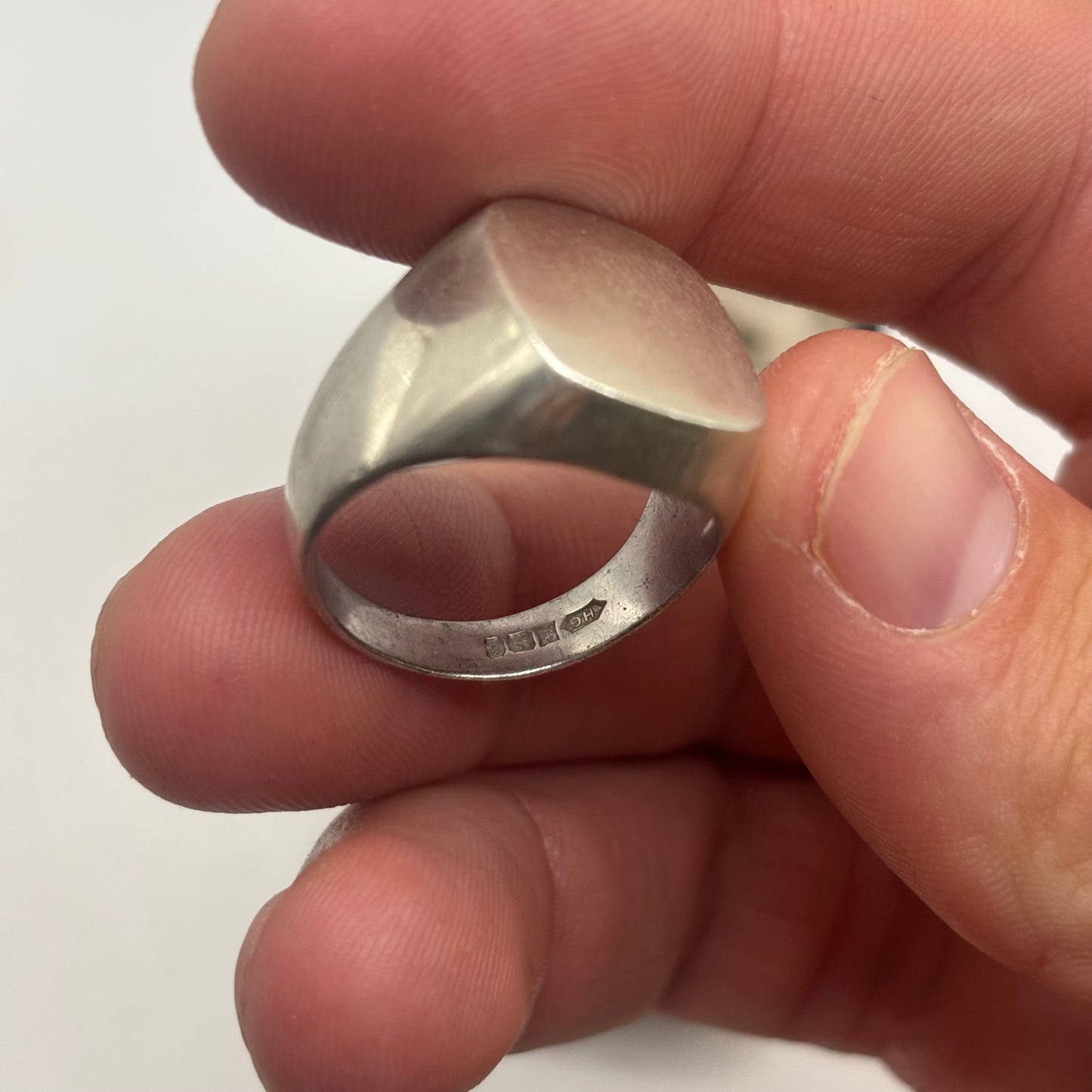 Silver Vintage Signet Ring (U)