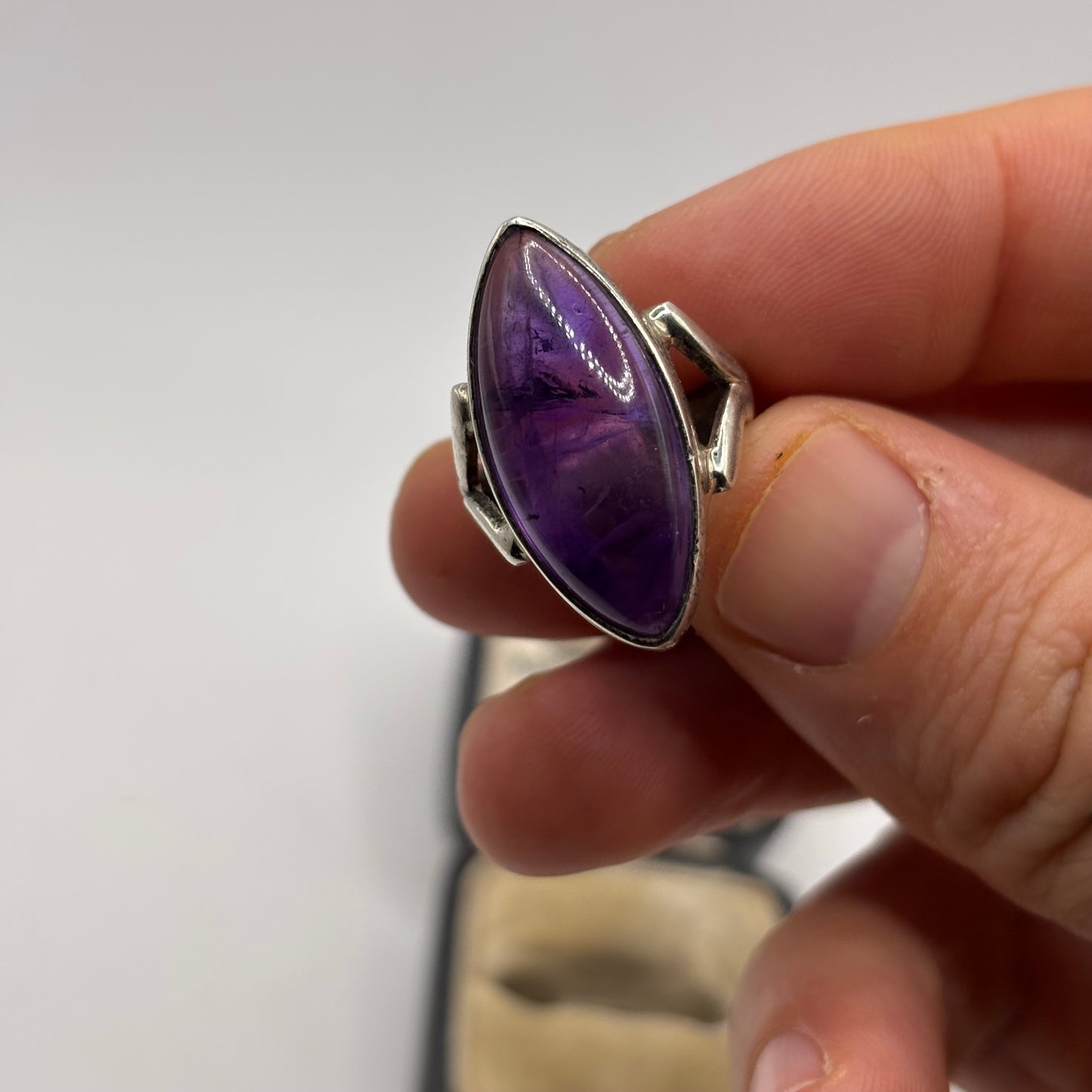 Silver Amethyst Ring