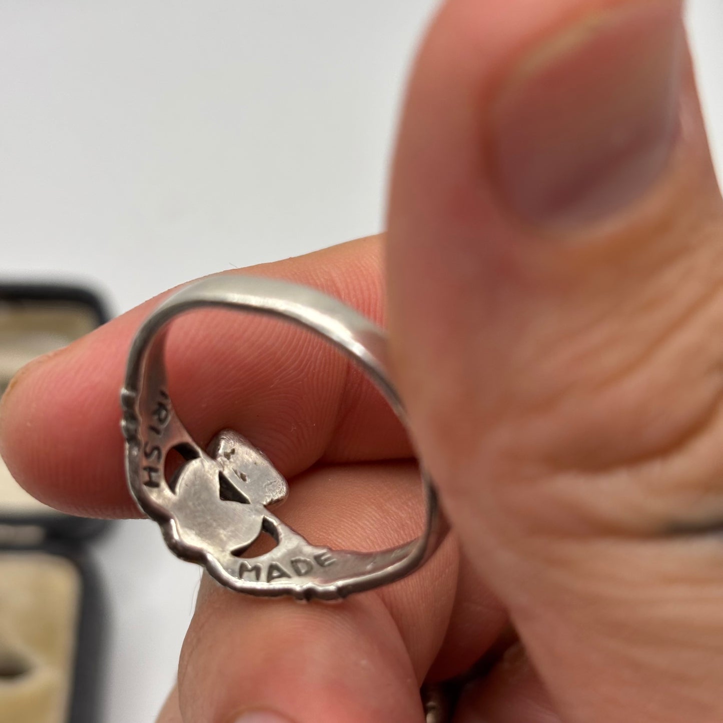 Silver Irish Claddagh Ring