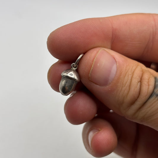 Silver Acorn Pendant
