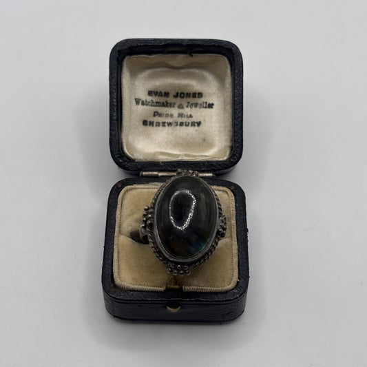Silver Labradorite Ring (N)
