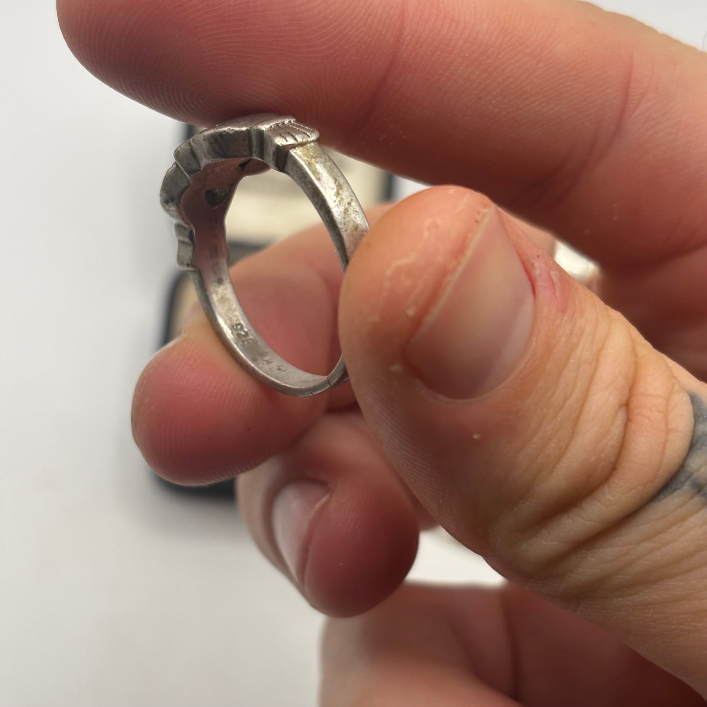 Silver Irish Claddagh Ring