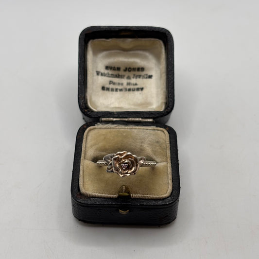 Silver Rose Disney Ring