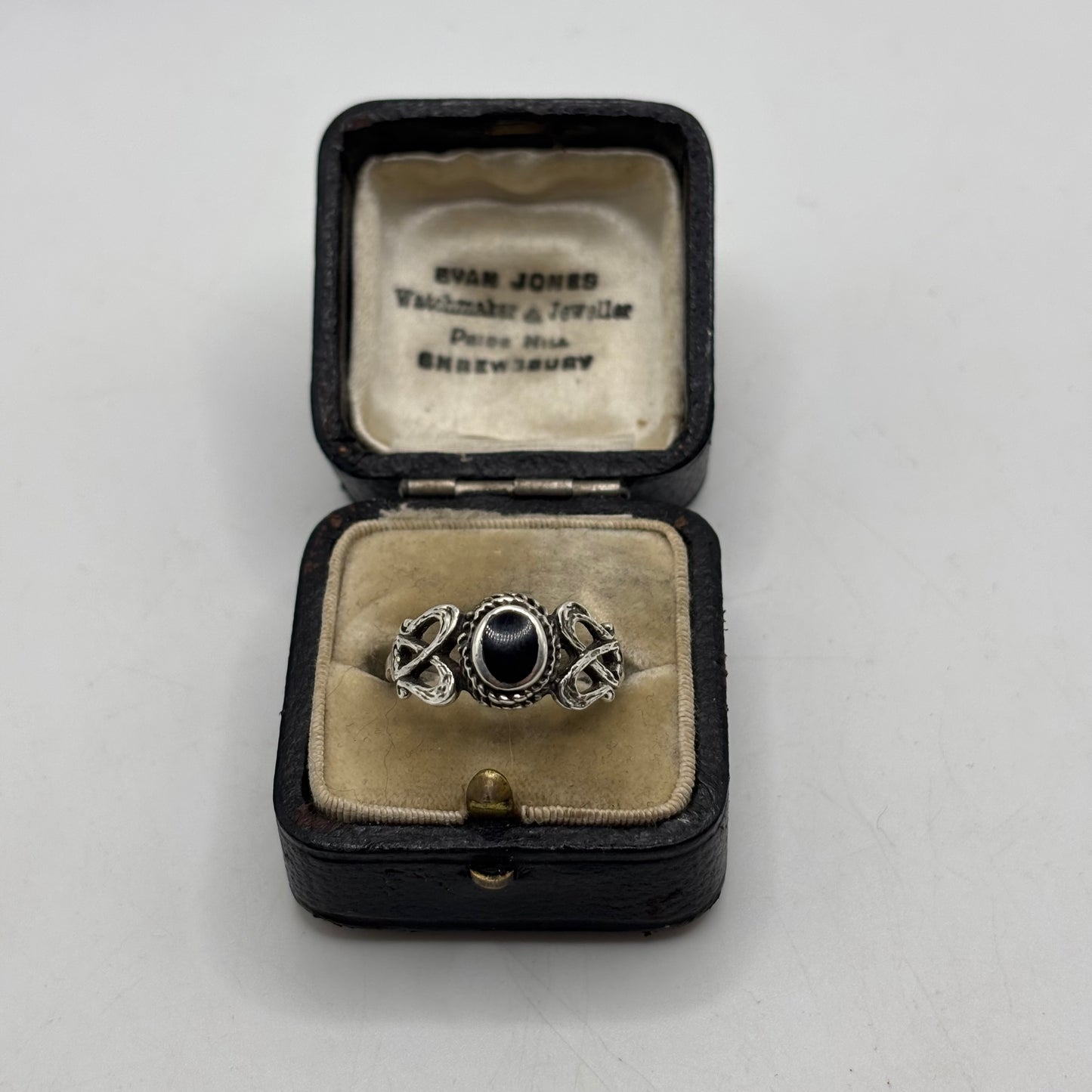 Silver Onyx Ring (Q)