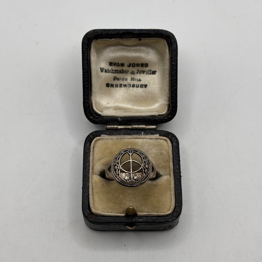 Silver Chalice Well Ring
