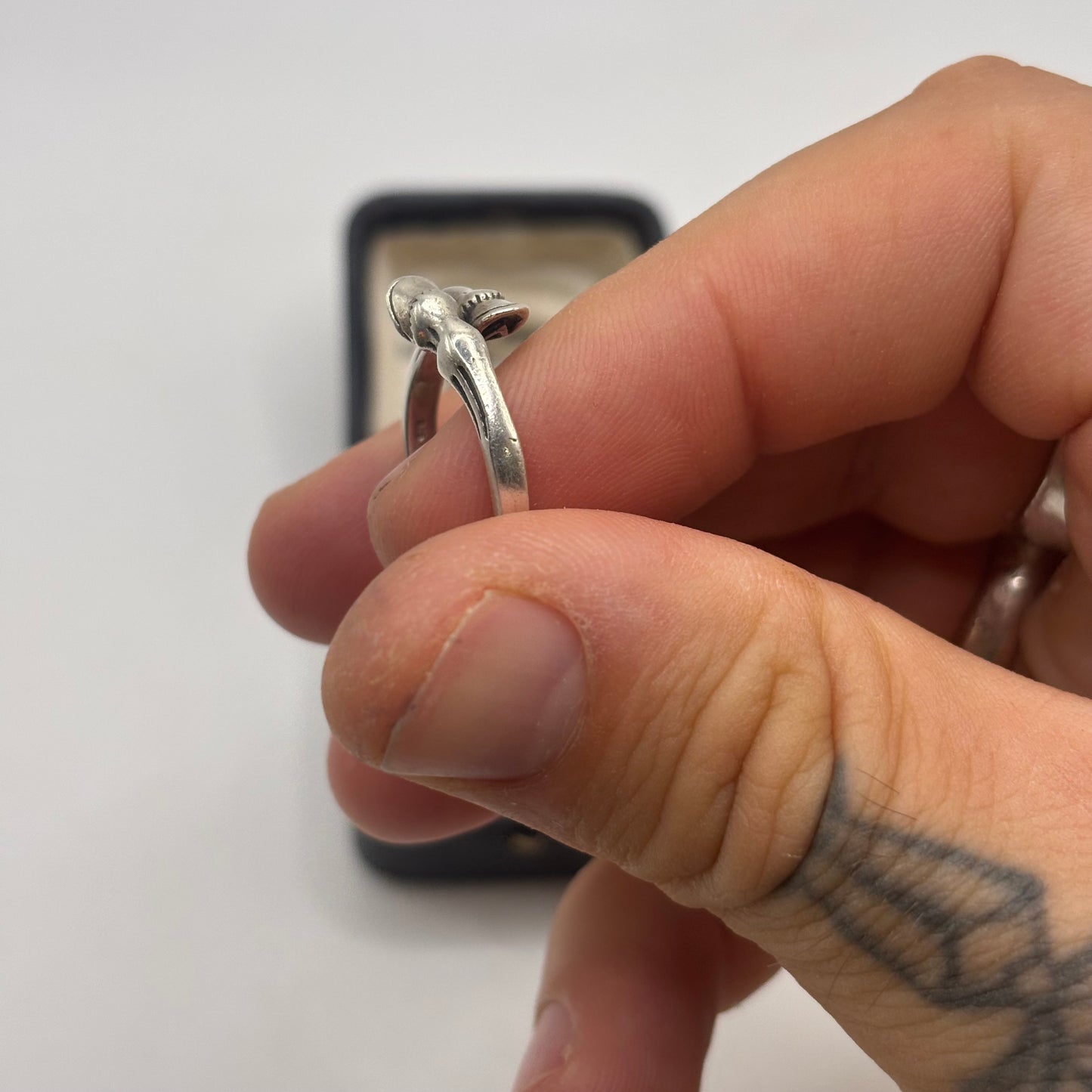 Silver Horse Foot Ring