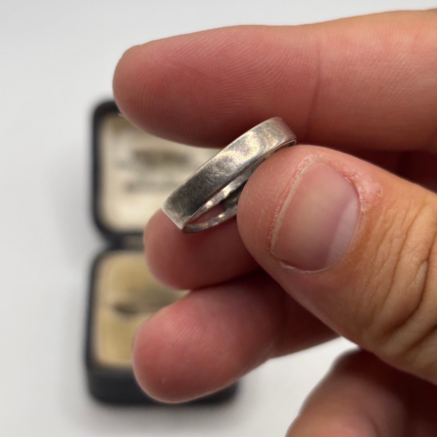 Silver Vintage Signet Ring (S)