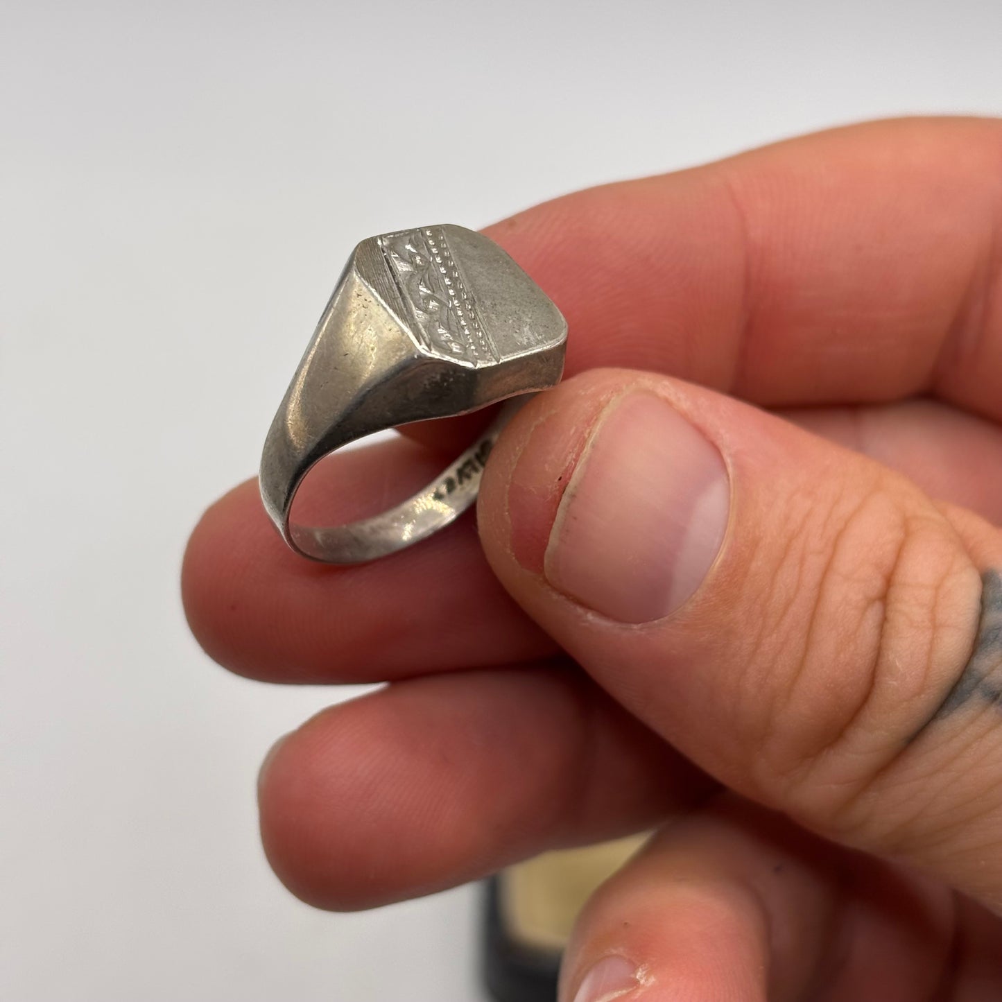 Silver Vintage Signet Ring