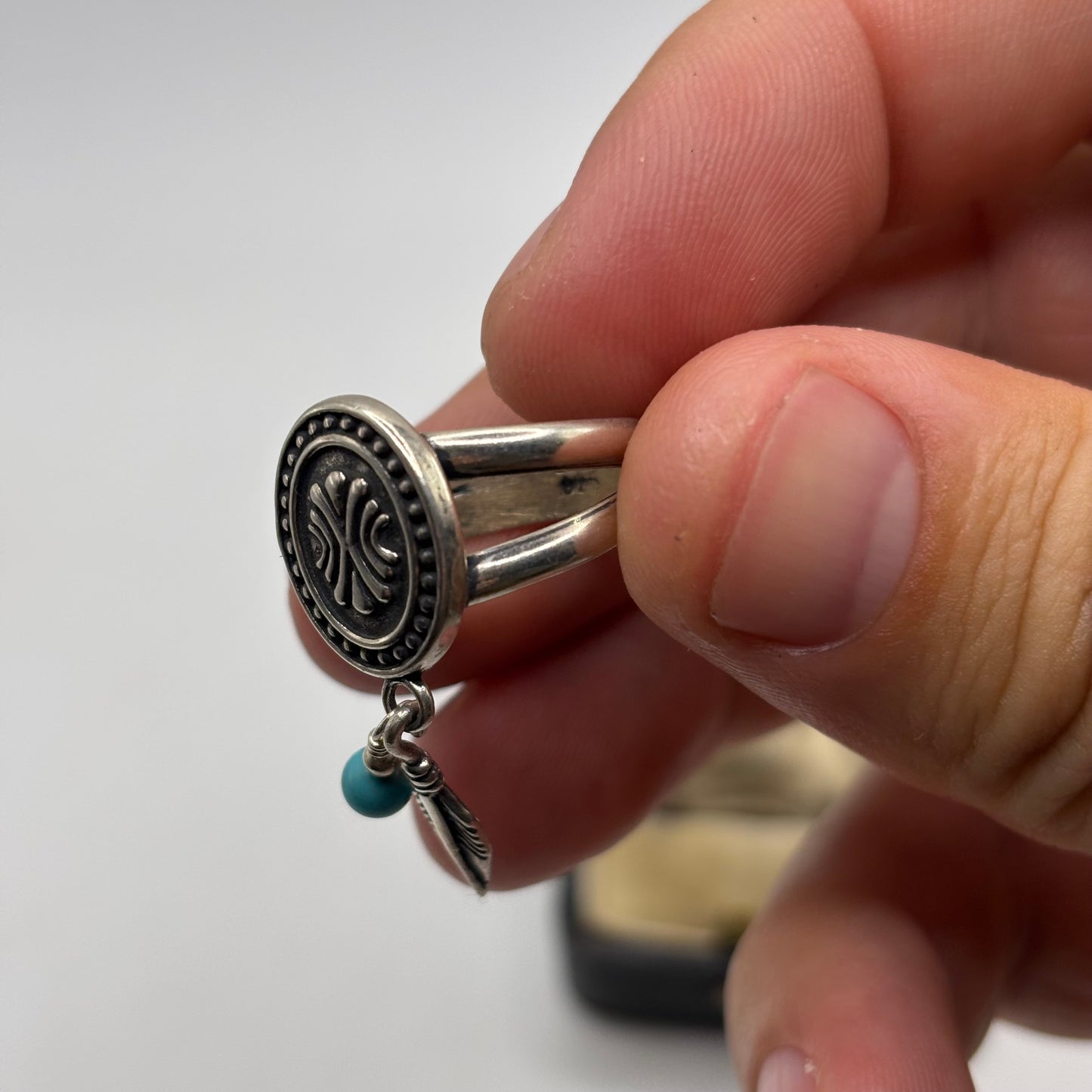 Silver Native American Ring (N)
