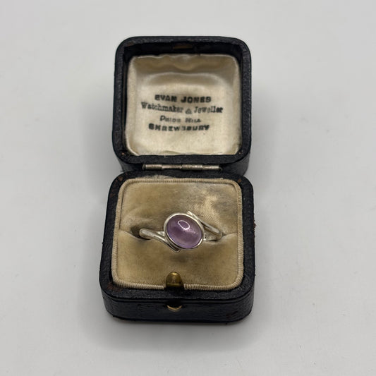 Silver Amethyst Ring (O)