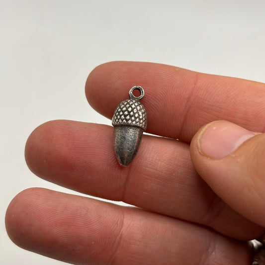 Silver Acorn Pendant