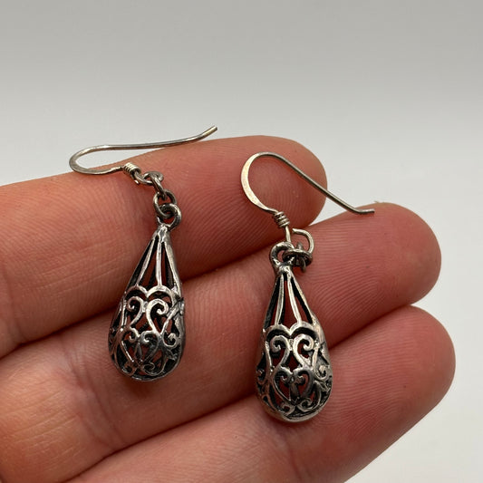 Silver Filigree Earrings