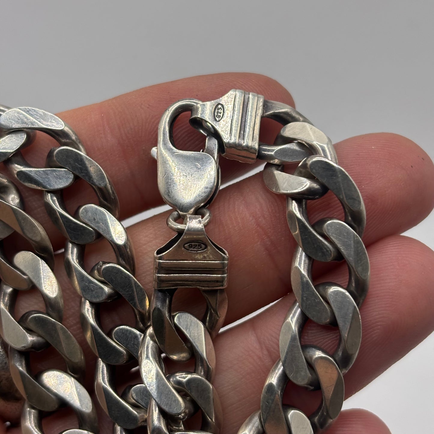 Silver 20” Heavy Curb Chain