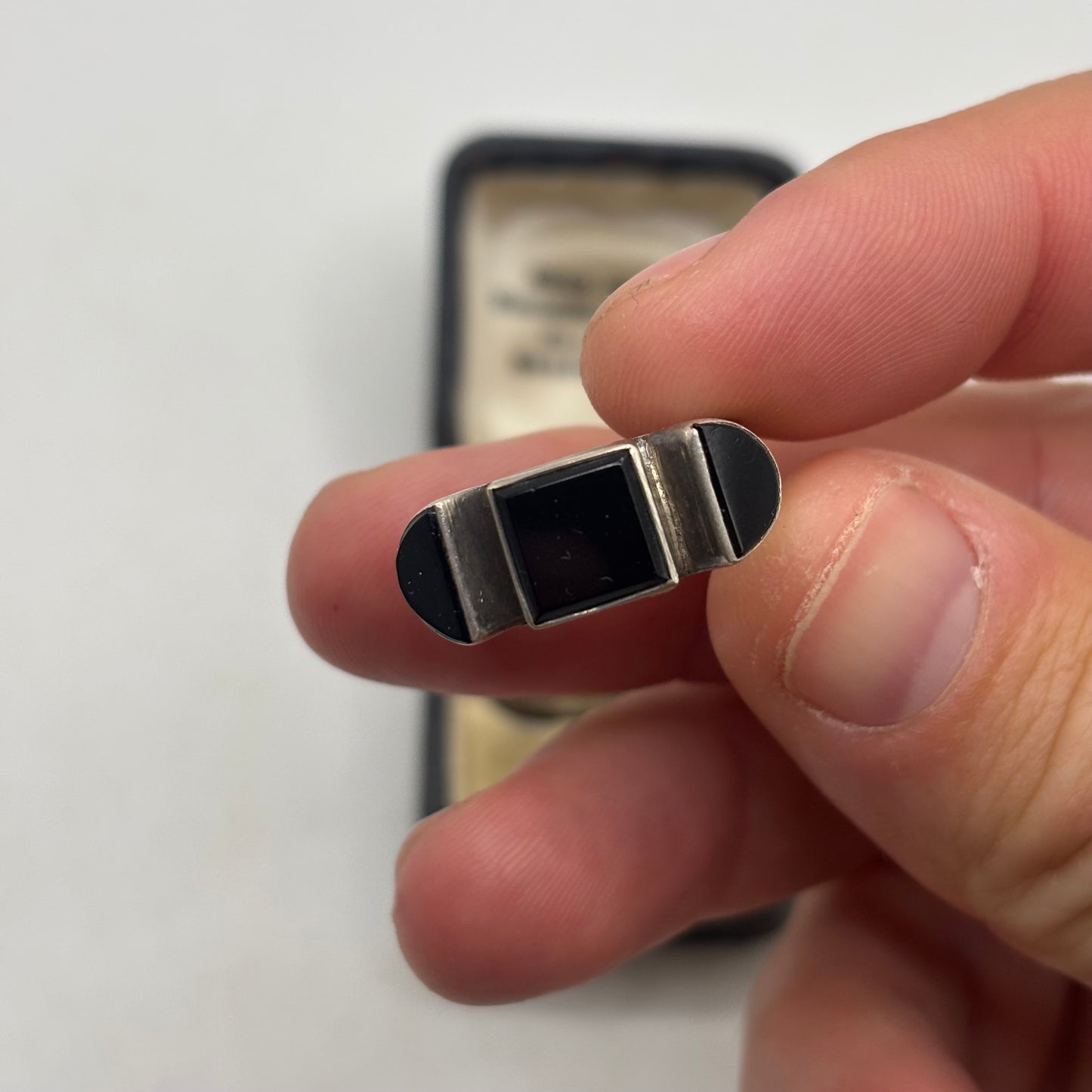 Silver Onyx Ring (P)