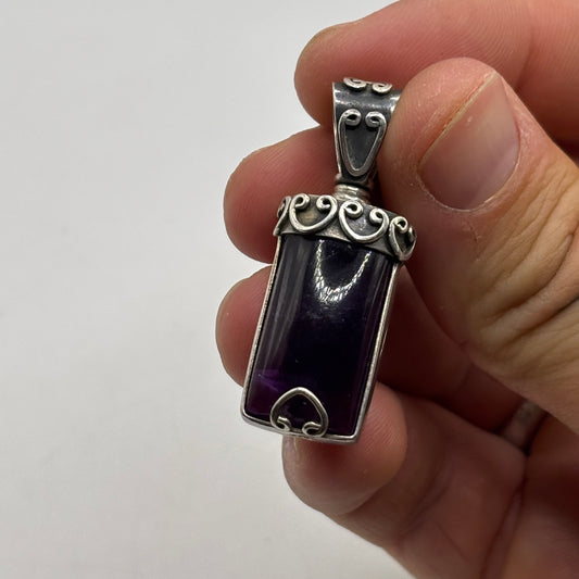Silver Amethyst Pendant