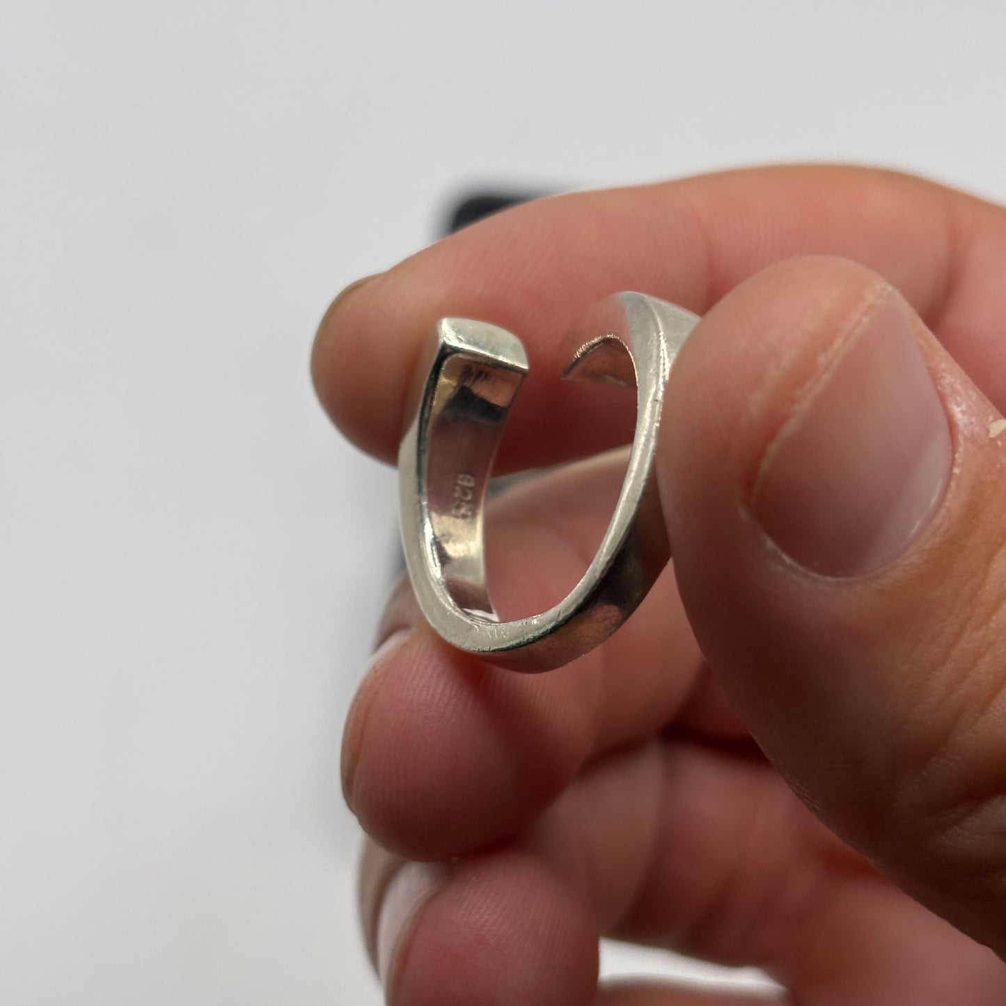 Silver Heavy Band Ring (P)