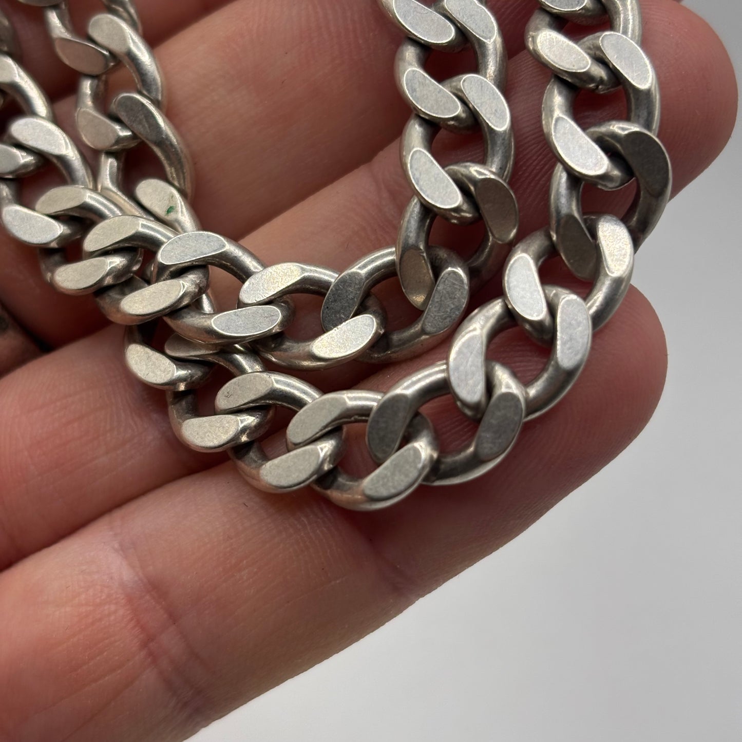 Silver 20” Heavy Curb Chain