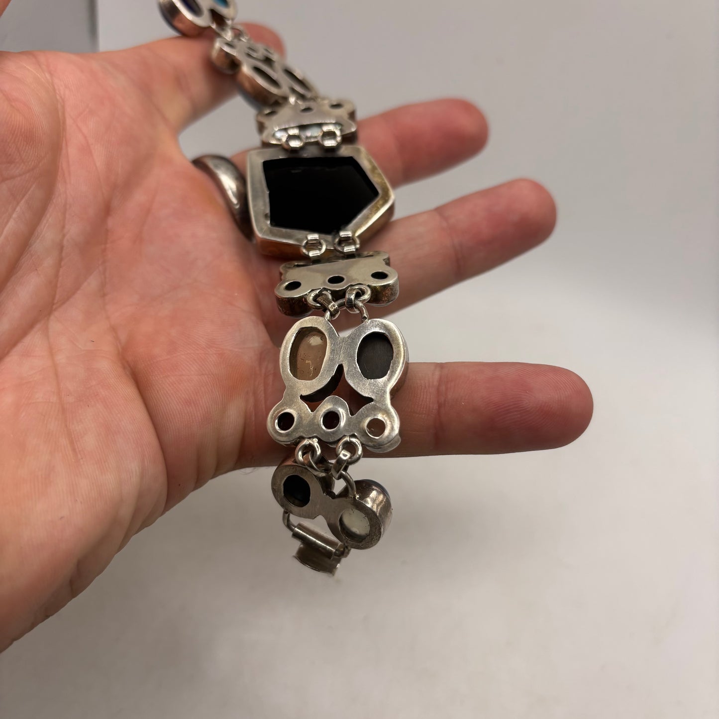 Silver Amazing Mixed Gem Bracelet (7.5”)