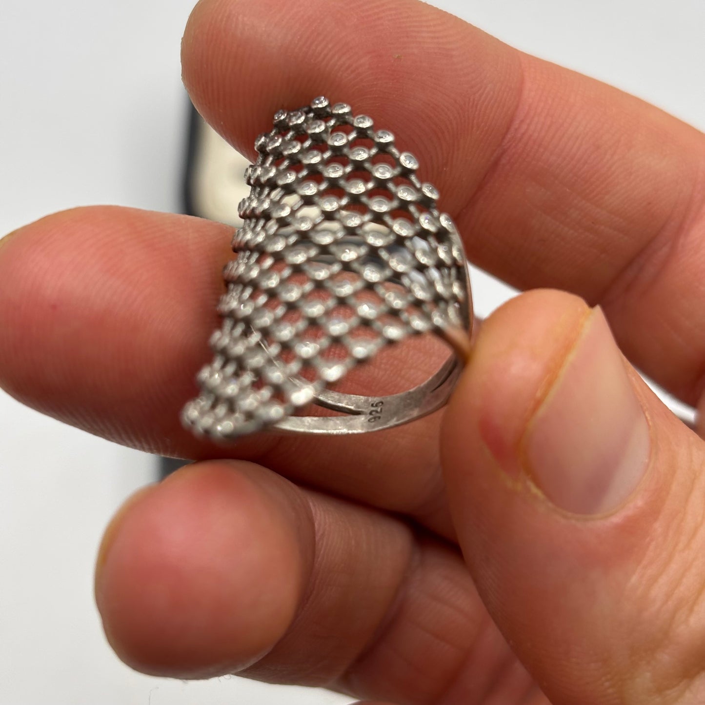 Silver Abstract Ring