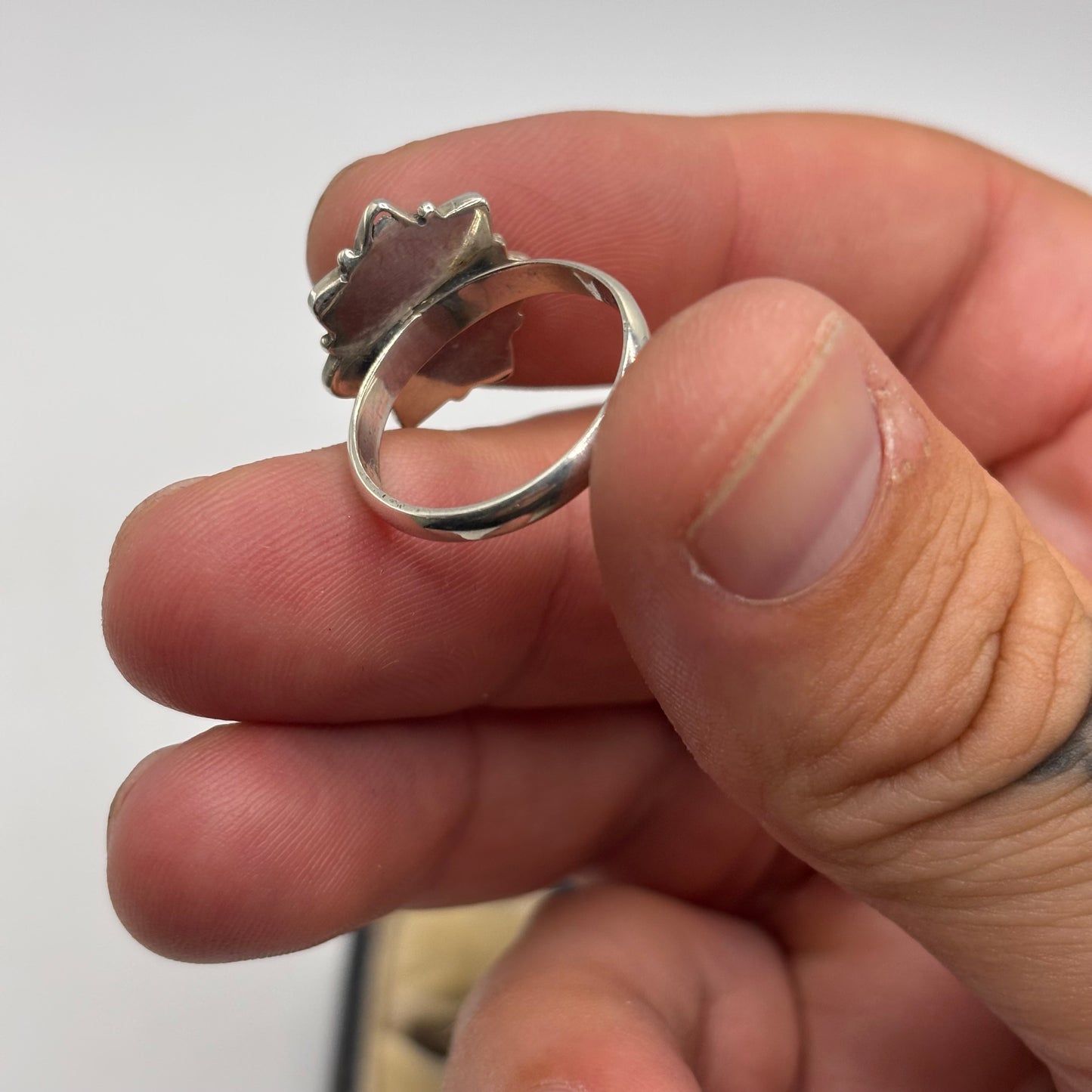 Silver Moonstone Ring (N)