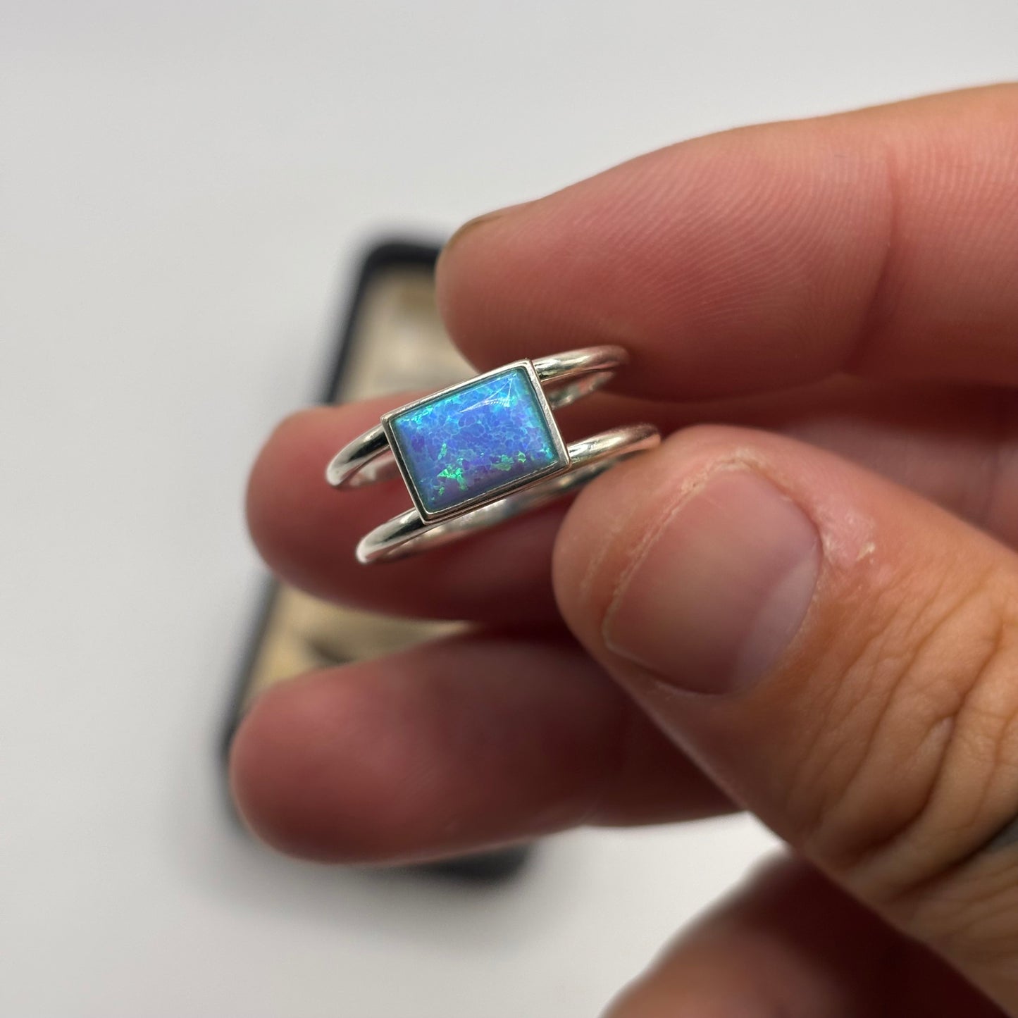Silver Opal Ring (P)