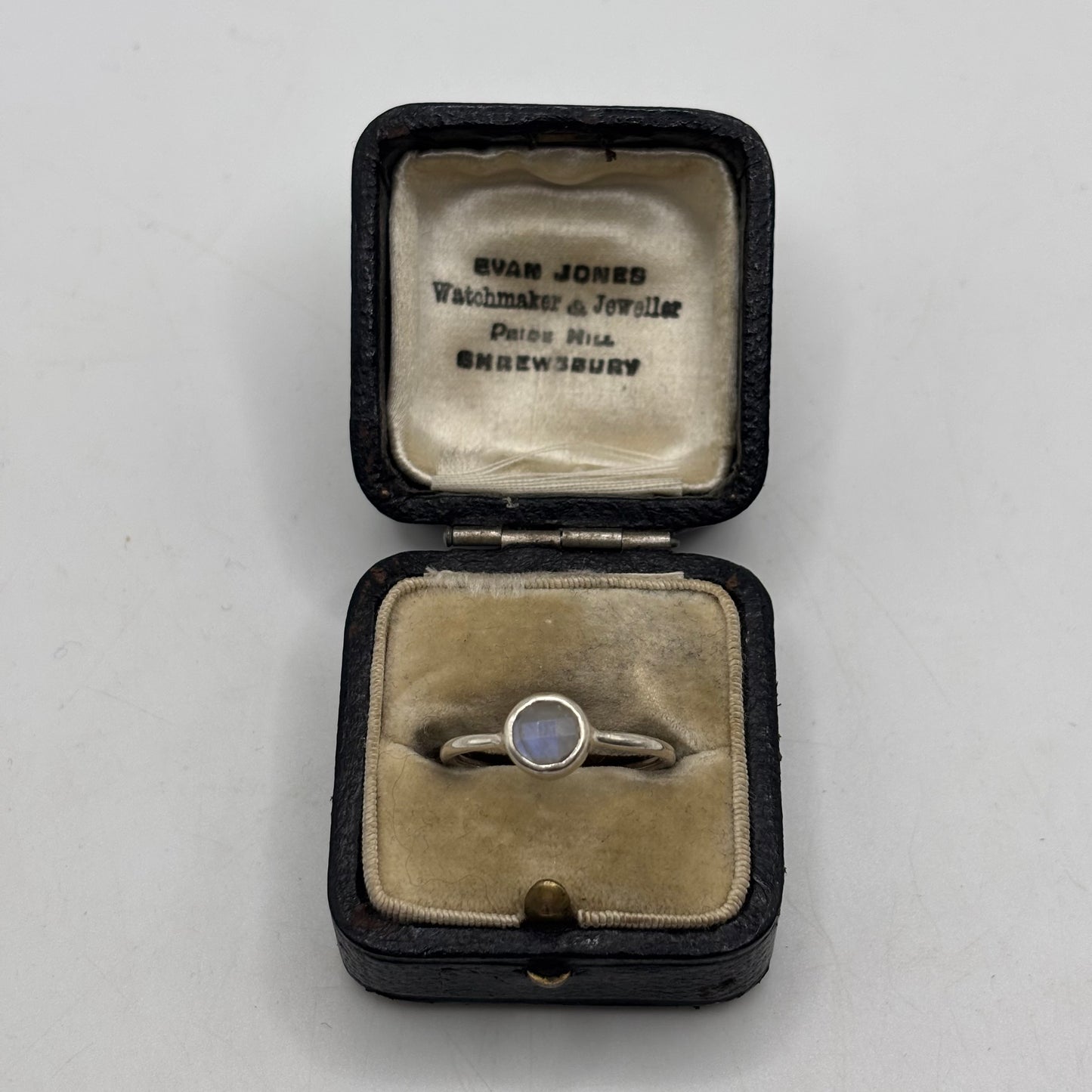 Silver Moonstone Ring