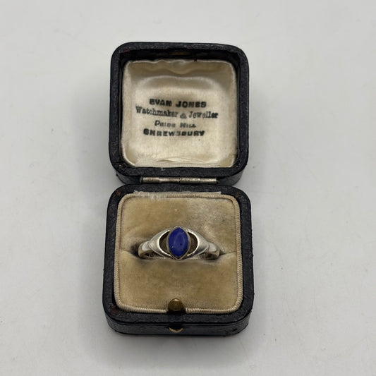 Silver Lapis Ring