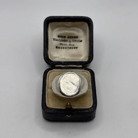 Silver Heavy Signet Ring