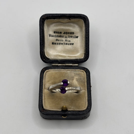 Silver Amethyst Ring (Q)