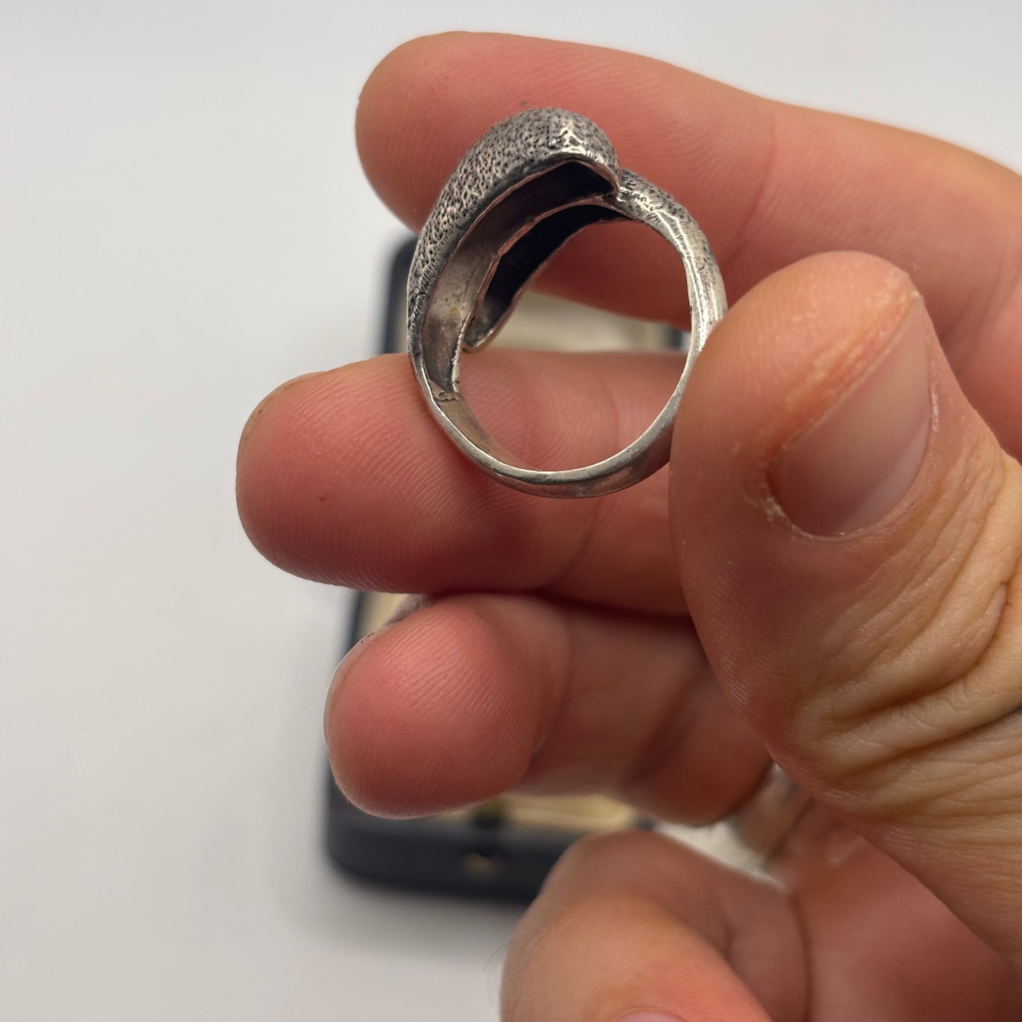 Silver Abstract Ring