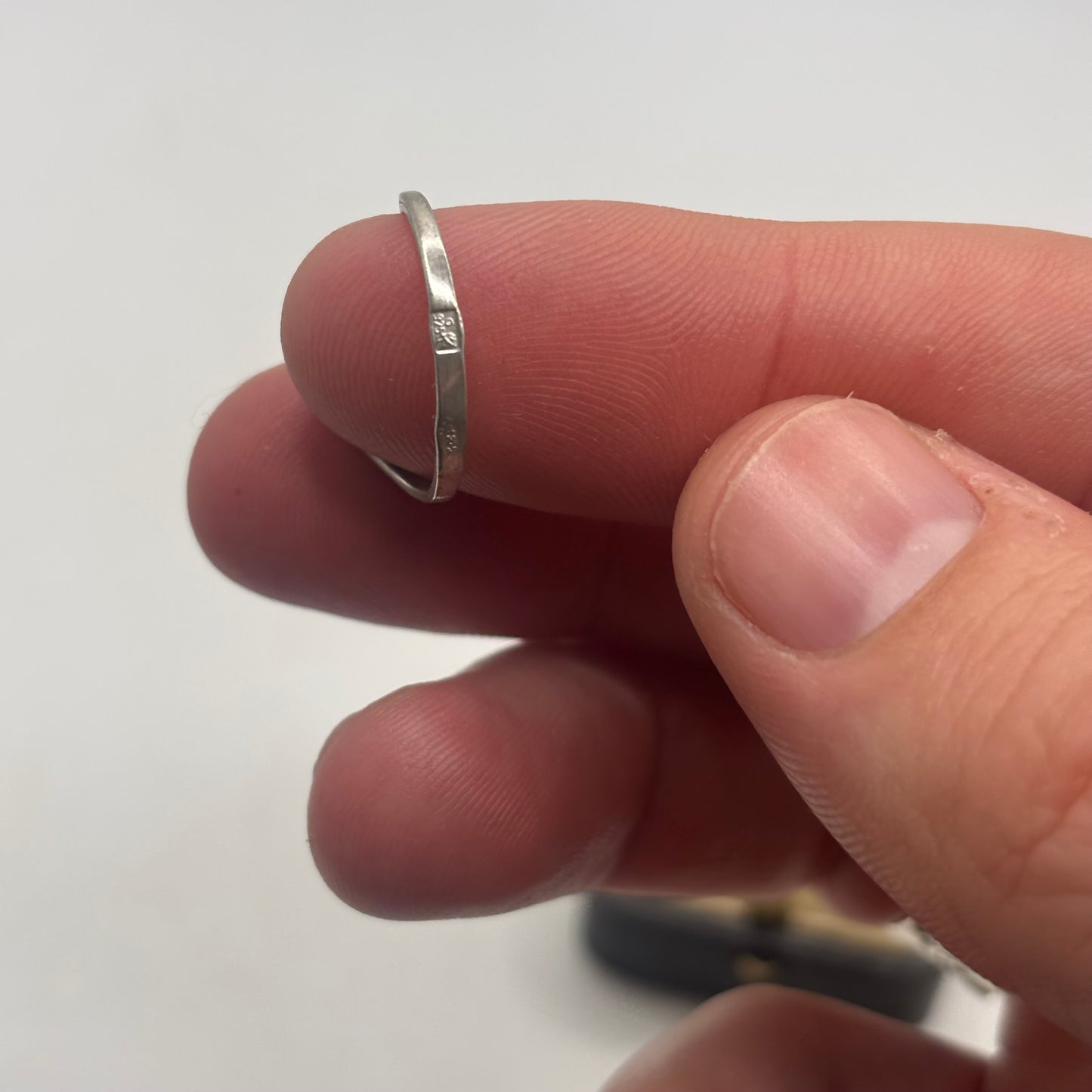 Silver Amber Ring (K 1/2)