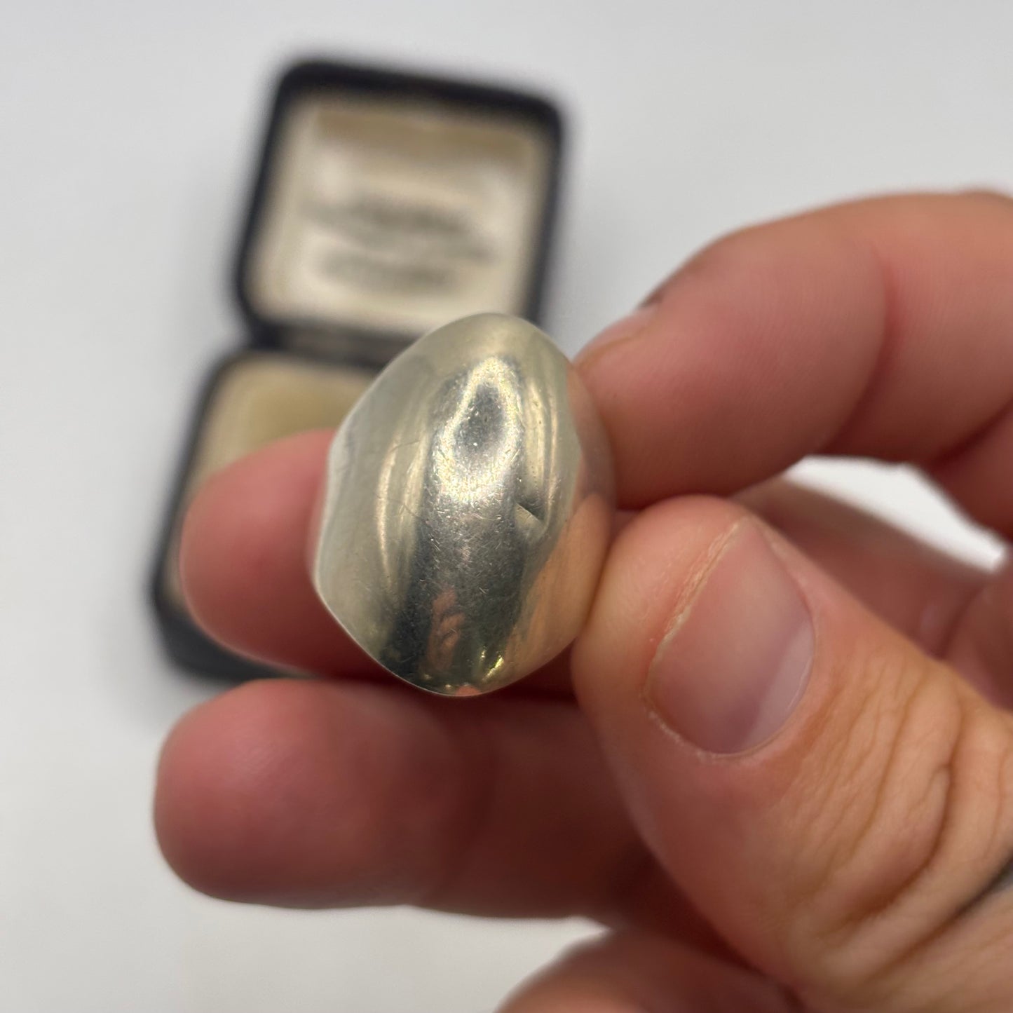 Silver Dome Ring (Q)