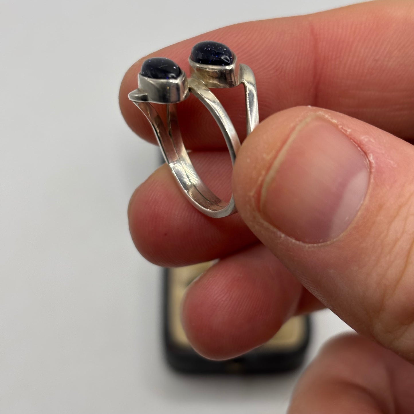 Silver Goldstone Ring