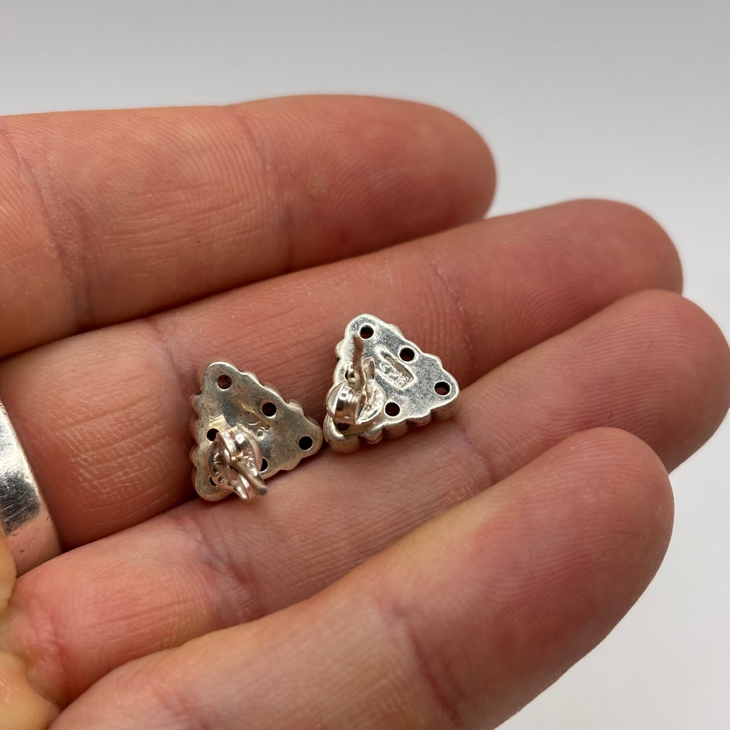Silver Amethyst Earrings