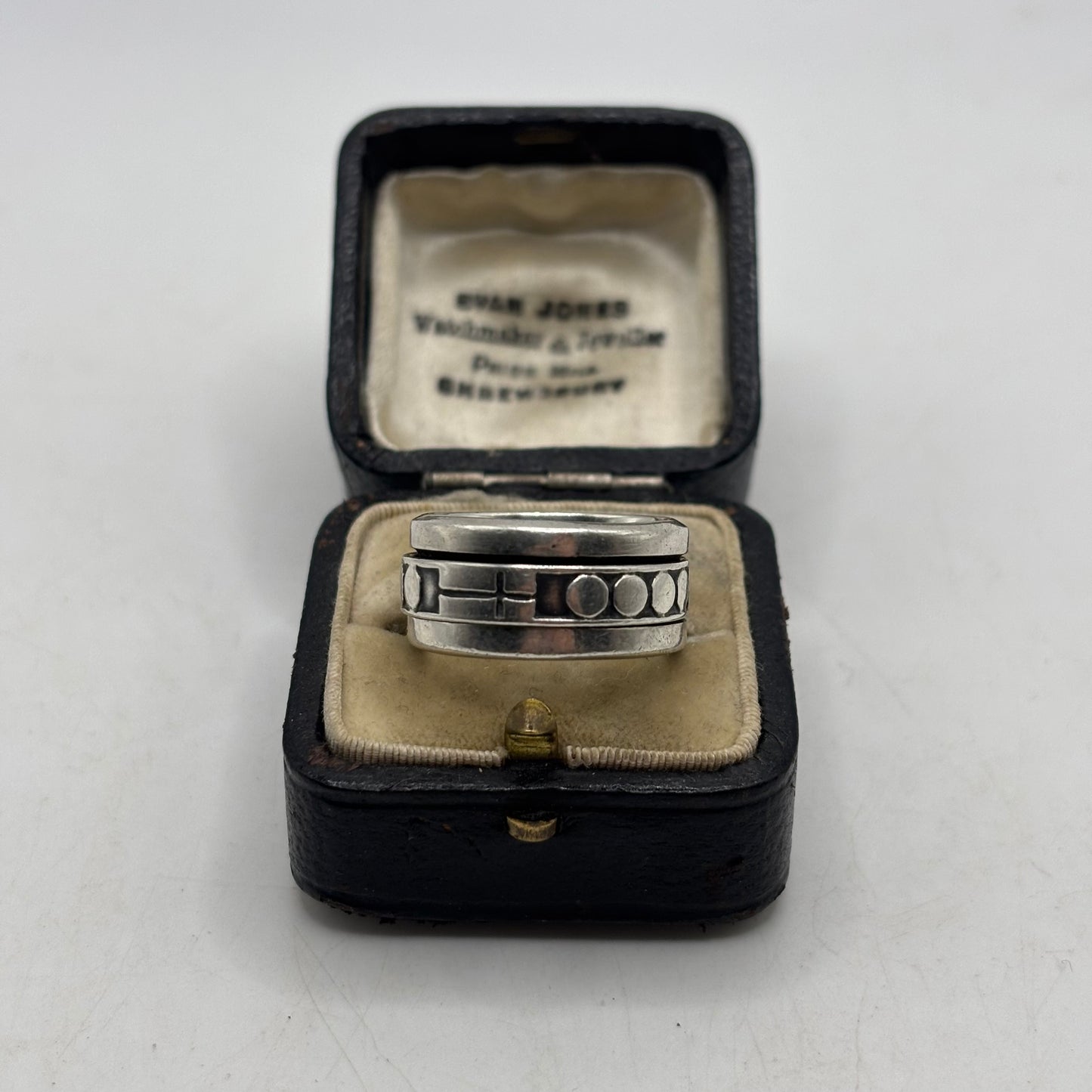 Silver Heavy Spinner Ring (N 1/2)
