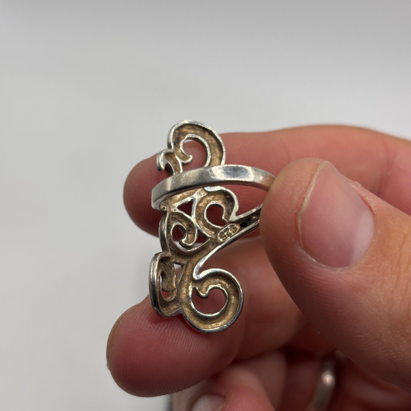 Silver Funky Ring (L)